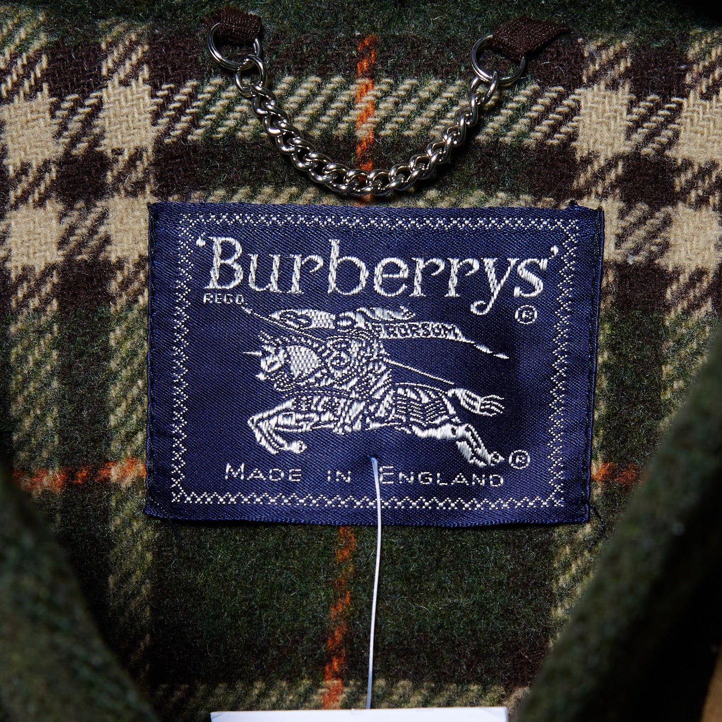 Vintage Burberry Wool Duffle Coat Medium
