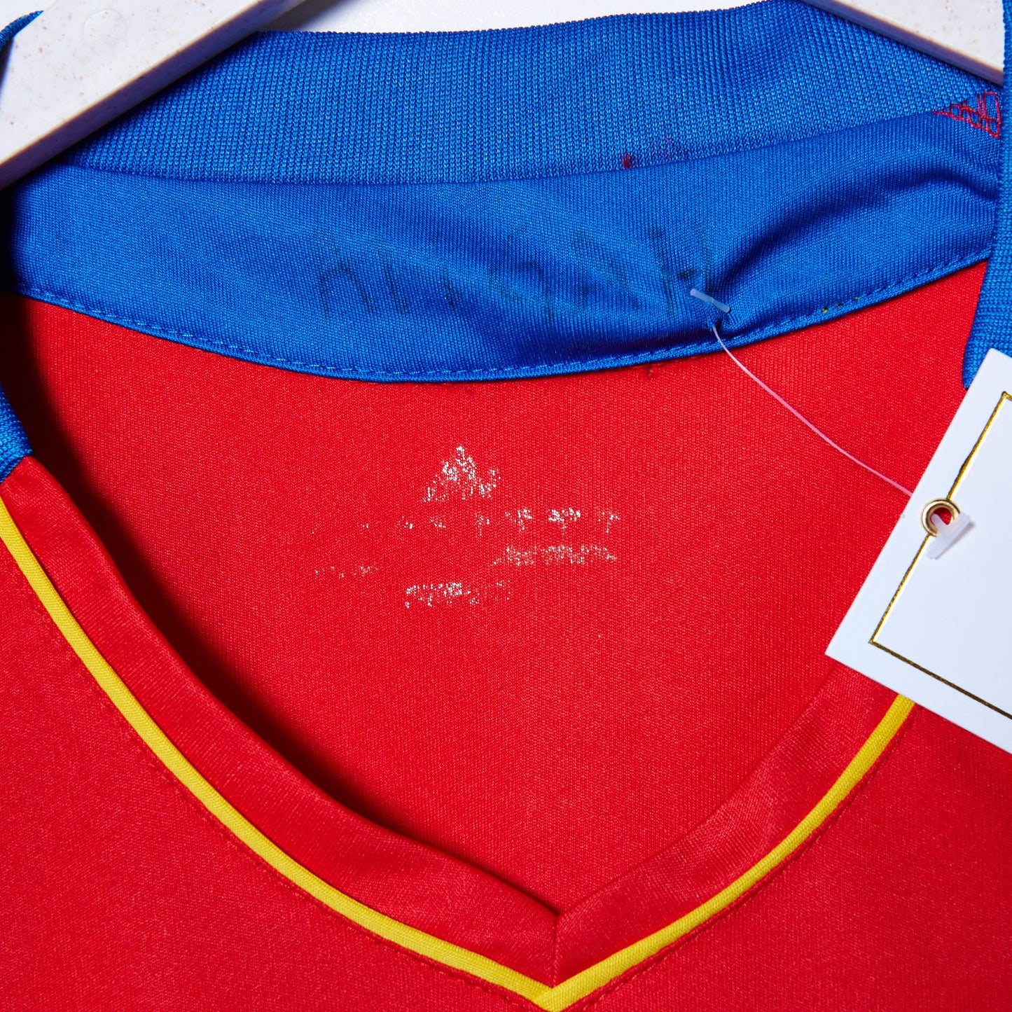 Vintage Adidas Spain 2010 - 11 Home Shirt Small