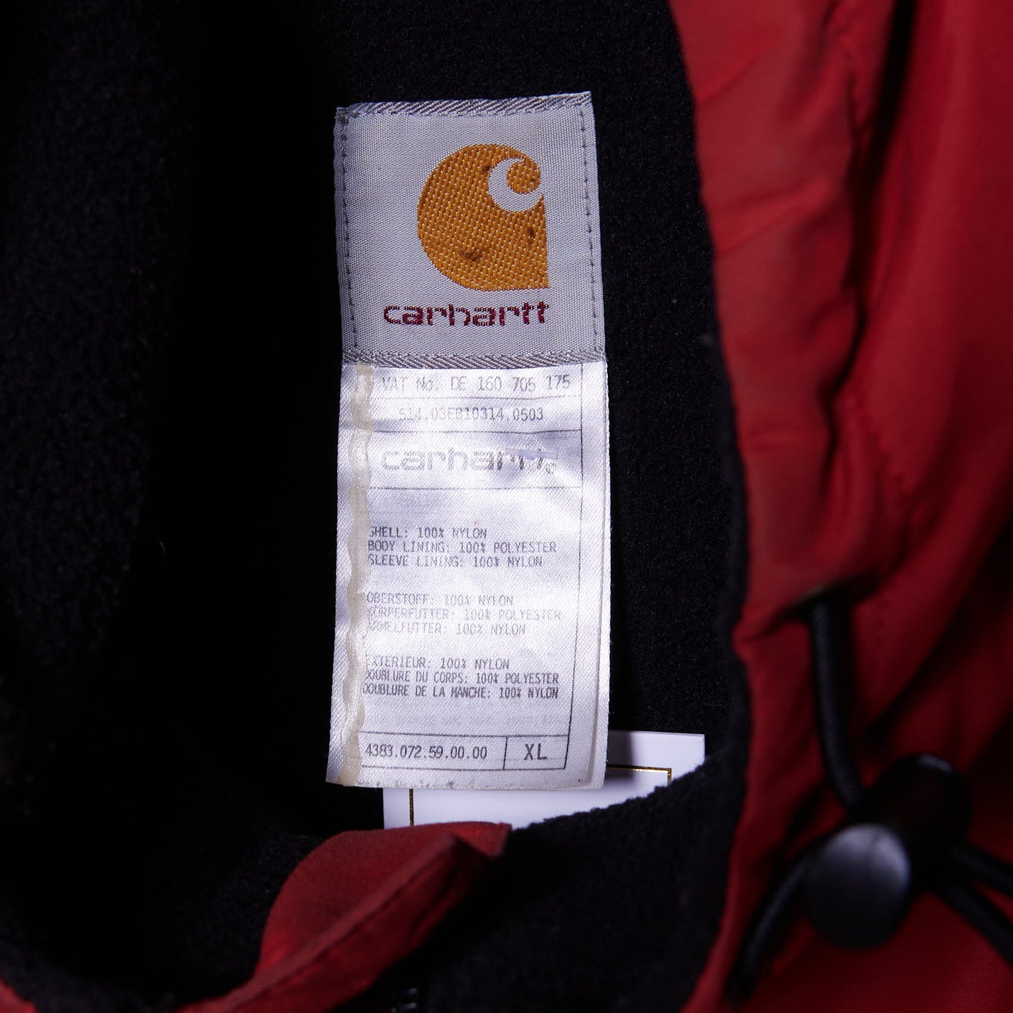 Vintage Carhartt Quarter Zip Jacket XL