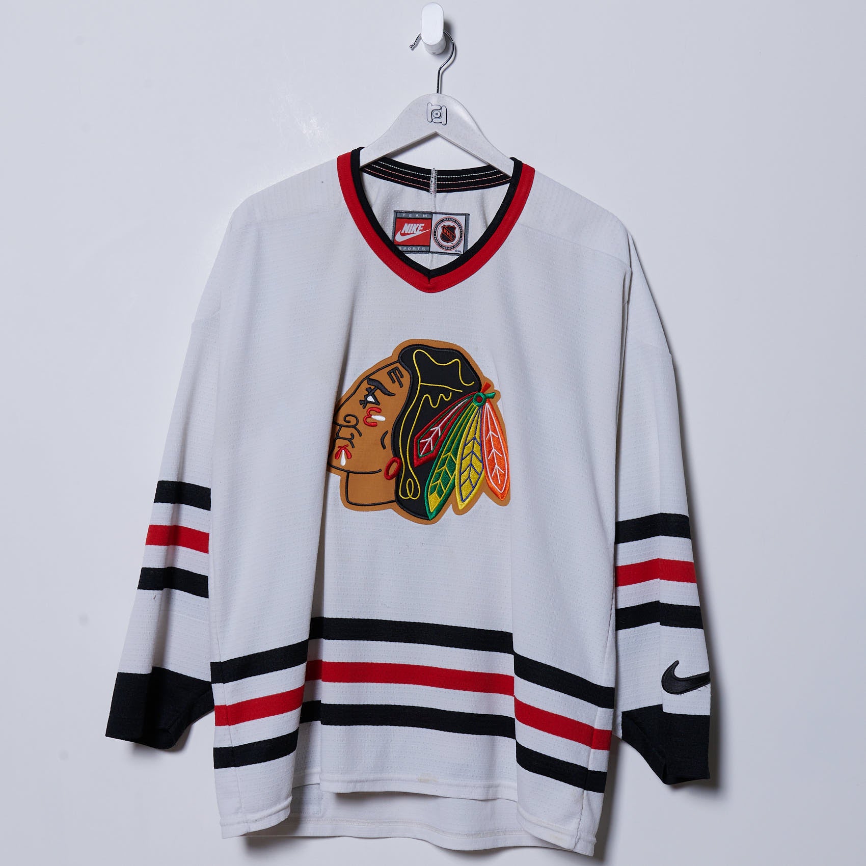 Vintage Chicago Blackhawks Ice Hockey 90s NHL Nike Jersey Medium
