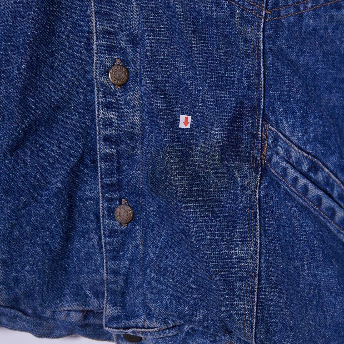 Vintage Calvin Klein Blue Jeans Jacket Large