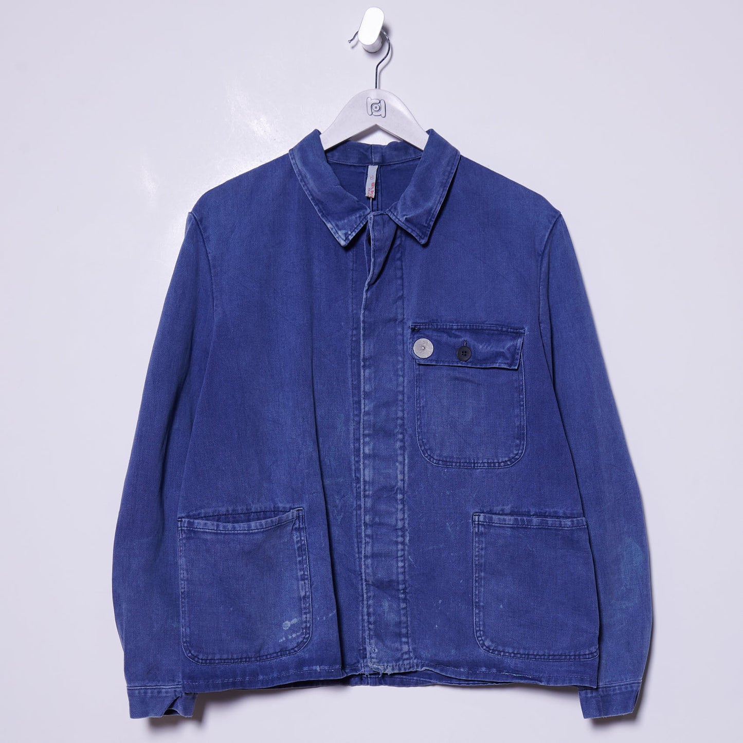 Vintage French 90s Chore Workwear Carpemnter Jacket Medium