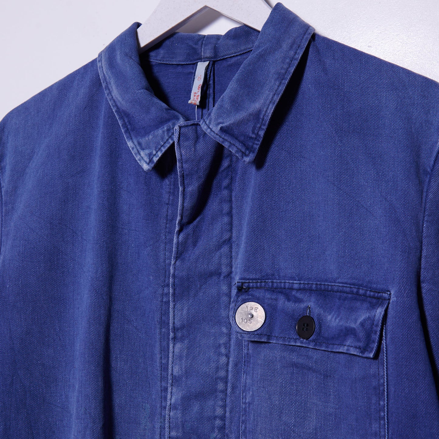 Vintage French 90s Chore Workwear Carpemnter Jacket Medium