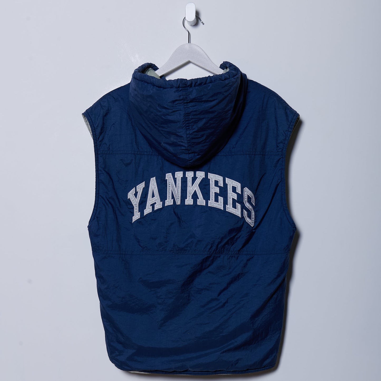 Vintage New York Yankees 90s Sleeveless Jacket Large