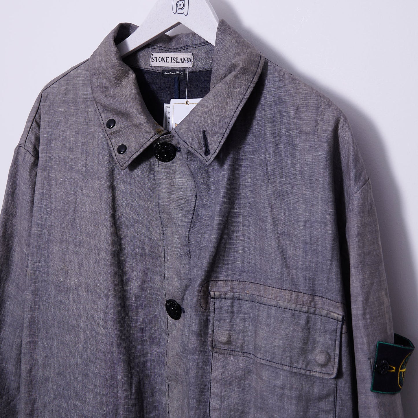 Vintage Stone Island 90s Green Edge Jacket XL