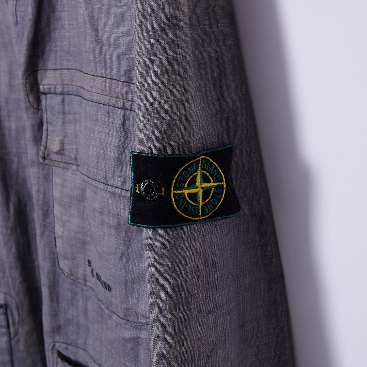 Vintage Stone Island 90s Green Edge Jacket XL