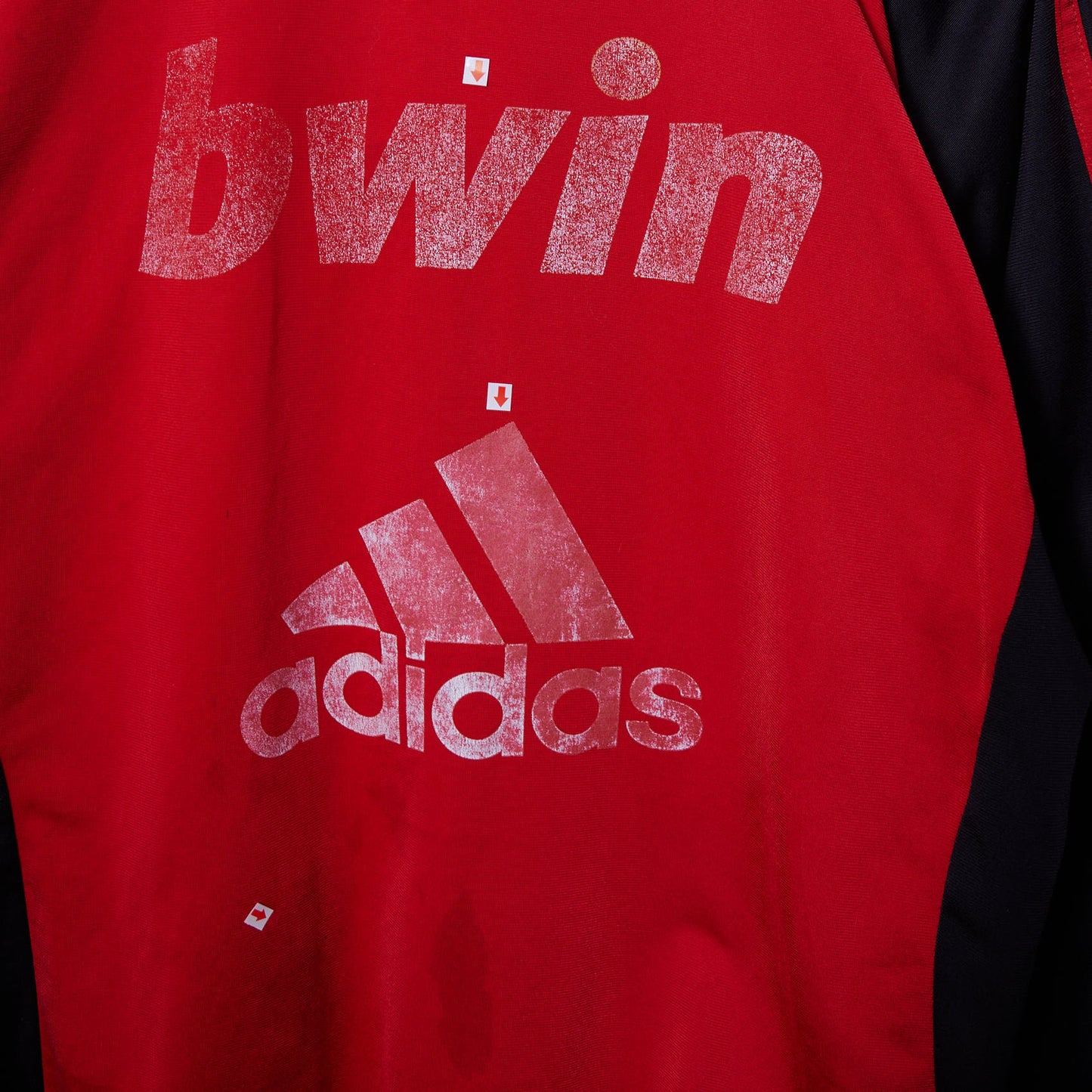Vintage AC Milan 2000s Adidas Track Jacket Large