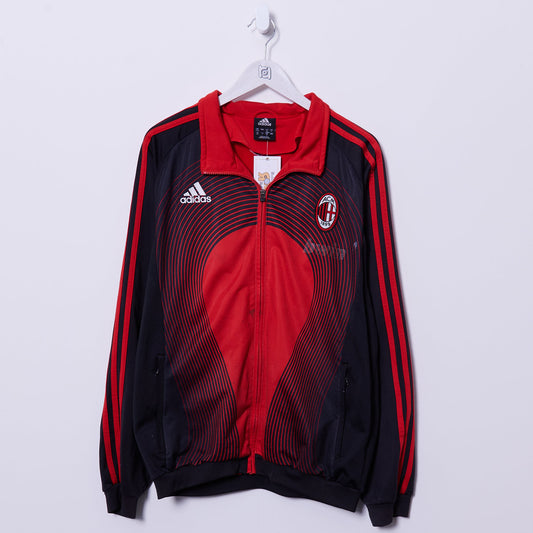 Vintage AC Milan 2000s Adidas Track Jacket Large