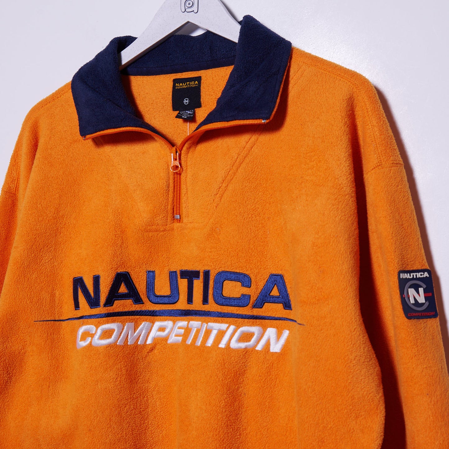 Vintage Nautica Competition Quarter Zip Fleece Large