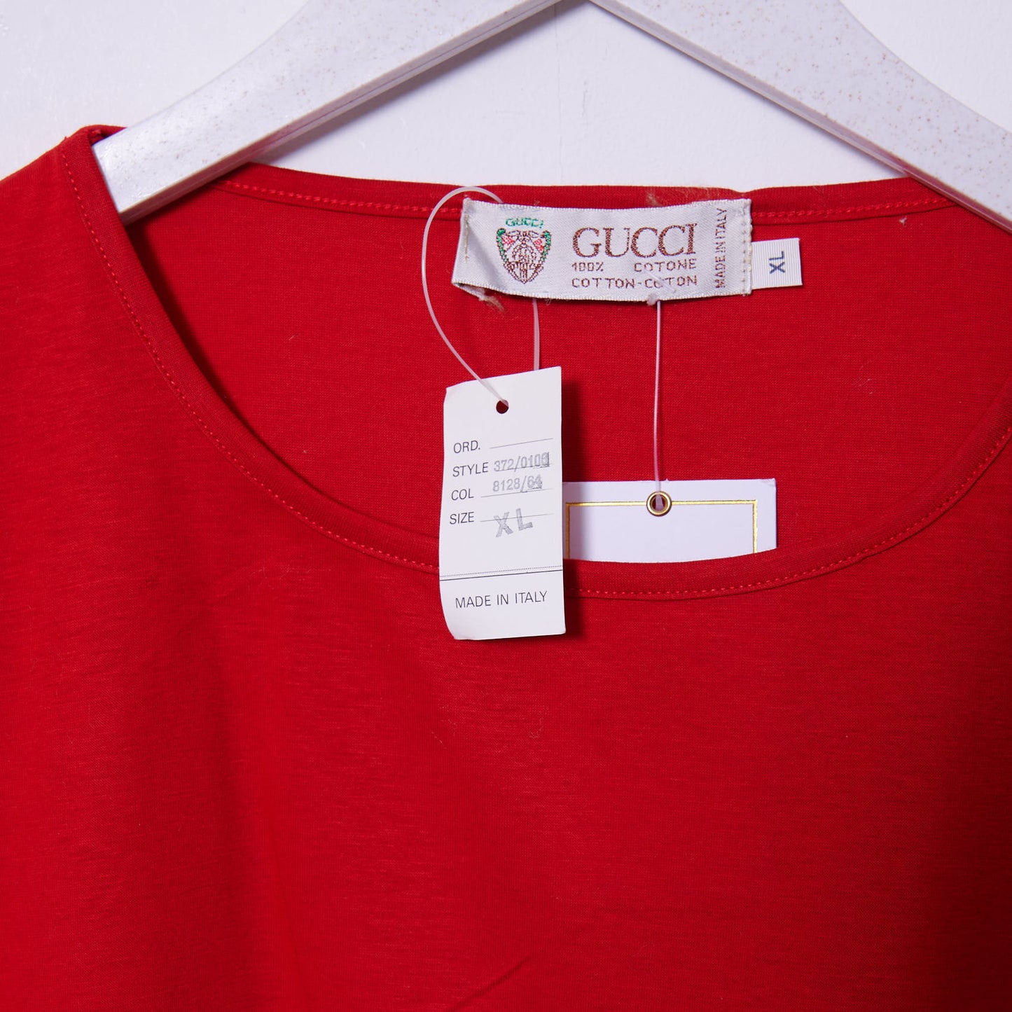 New With Tags Vintage Gucci T-Shirt Italia XL