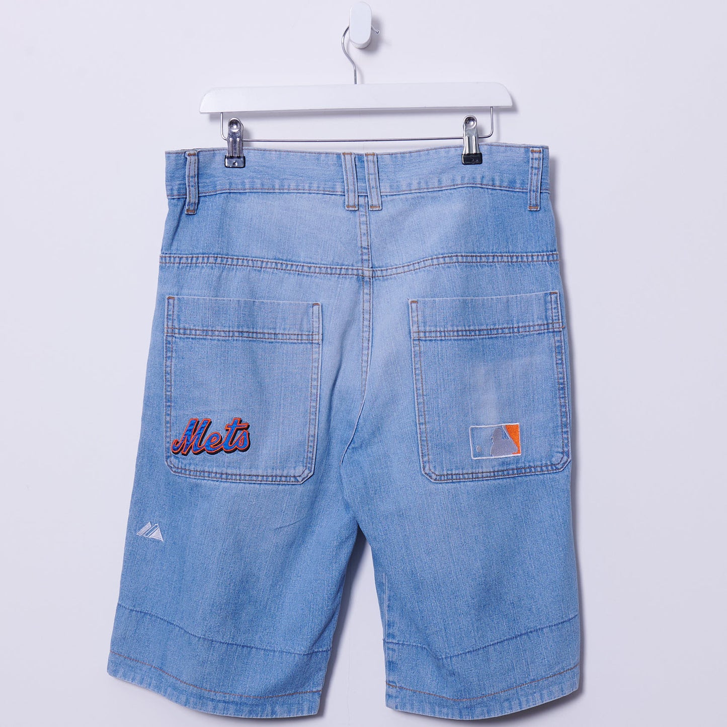 Vintage New York Mets 2000s Cooperstown Denim Jorts 36W
