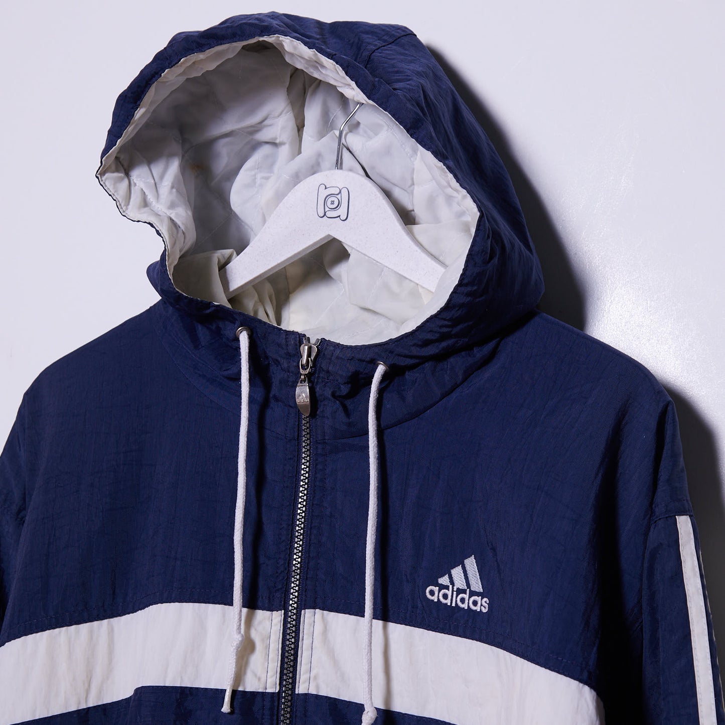 Vintage Adidas Hooded Jacket Medium