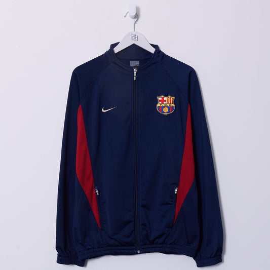 Vintage Barcelona 2001 Nike Track Jacket Medium