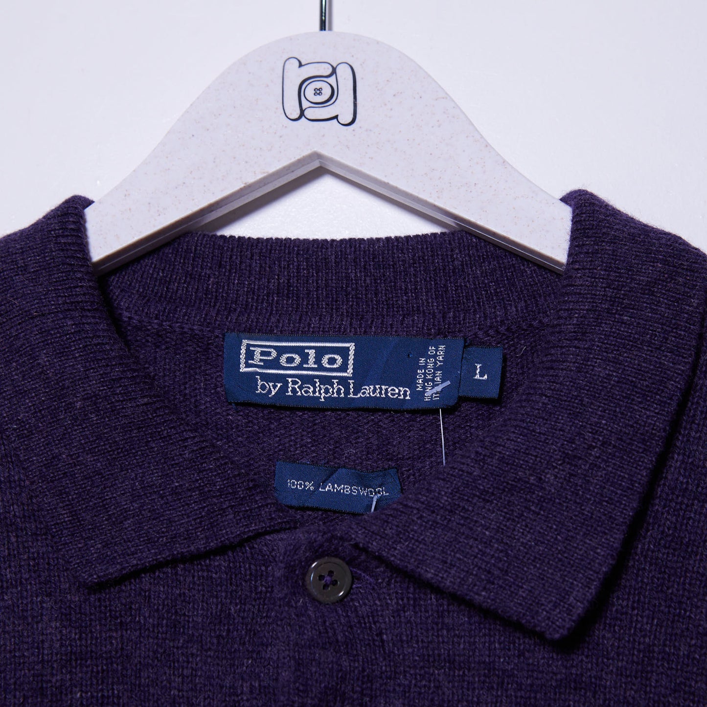 Vintage Ralph Lauren Collared Knit Large