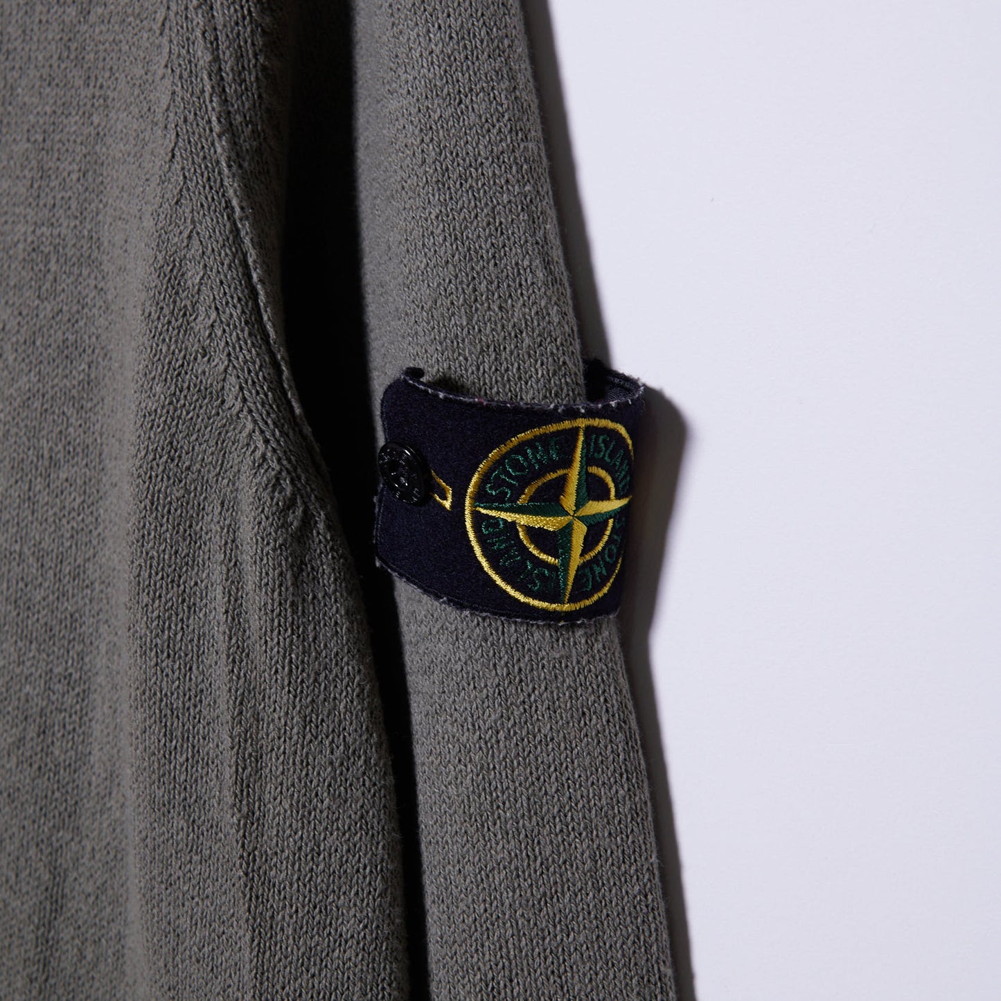 Vintage Stone Island 00s Full Zip Knit Large