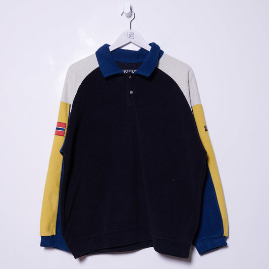 Vintage Napapijri Collared Fleece