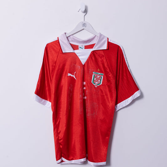 Vintage Tunisia Puma Home Shirt #5 Jaziri Large