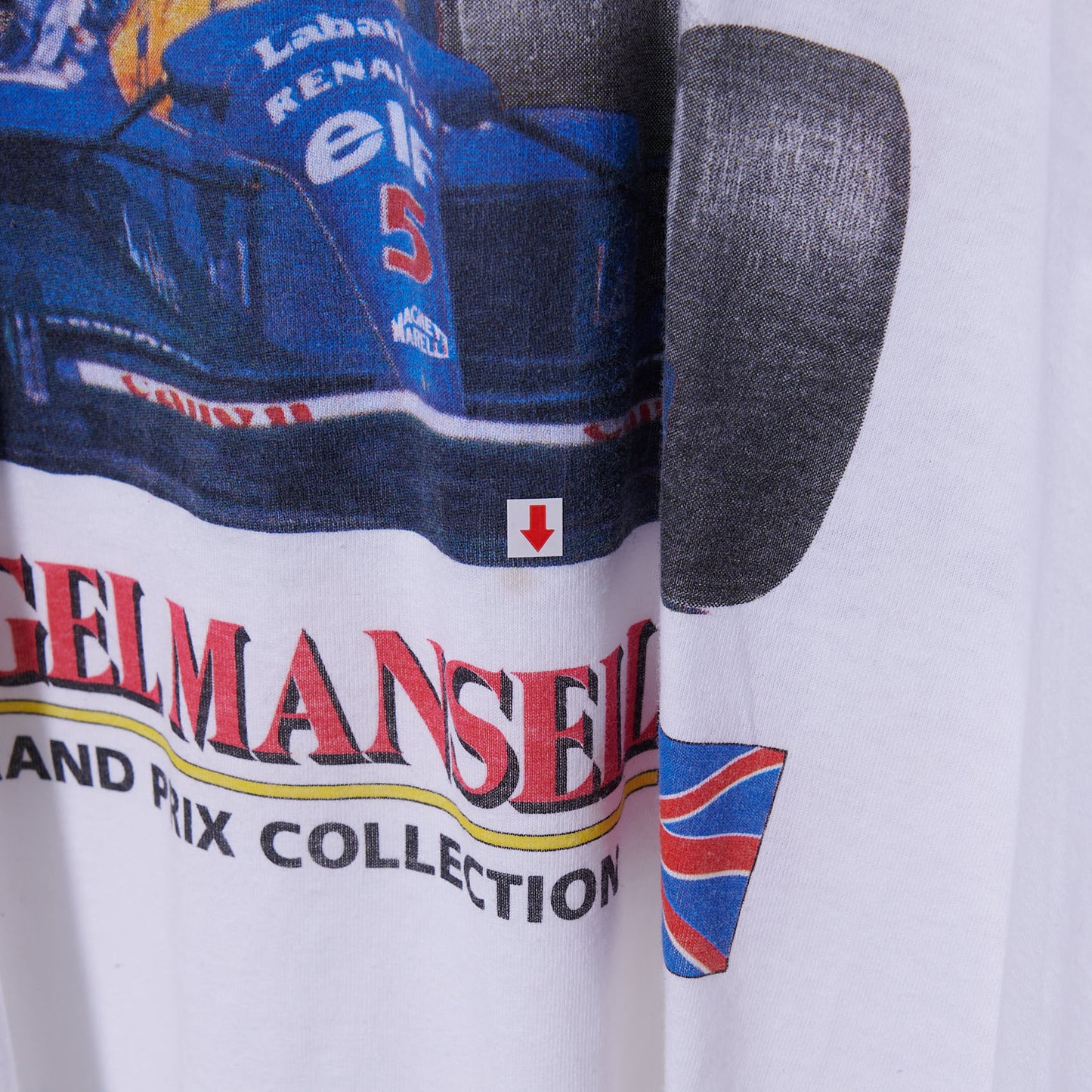 Vintage Williams F1 Formula Racing T-Shirt Nigel Mansell XL