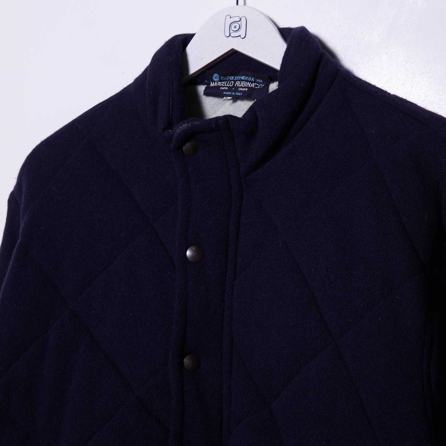 Vintage Marcello Rubinacci 100% Cashmere Quilted Jacket Medium