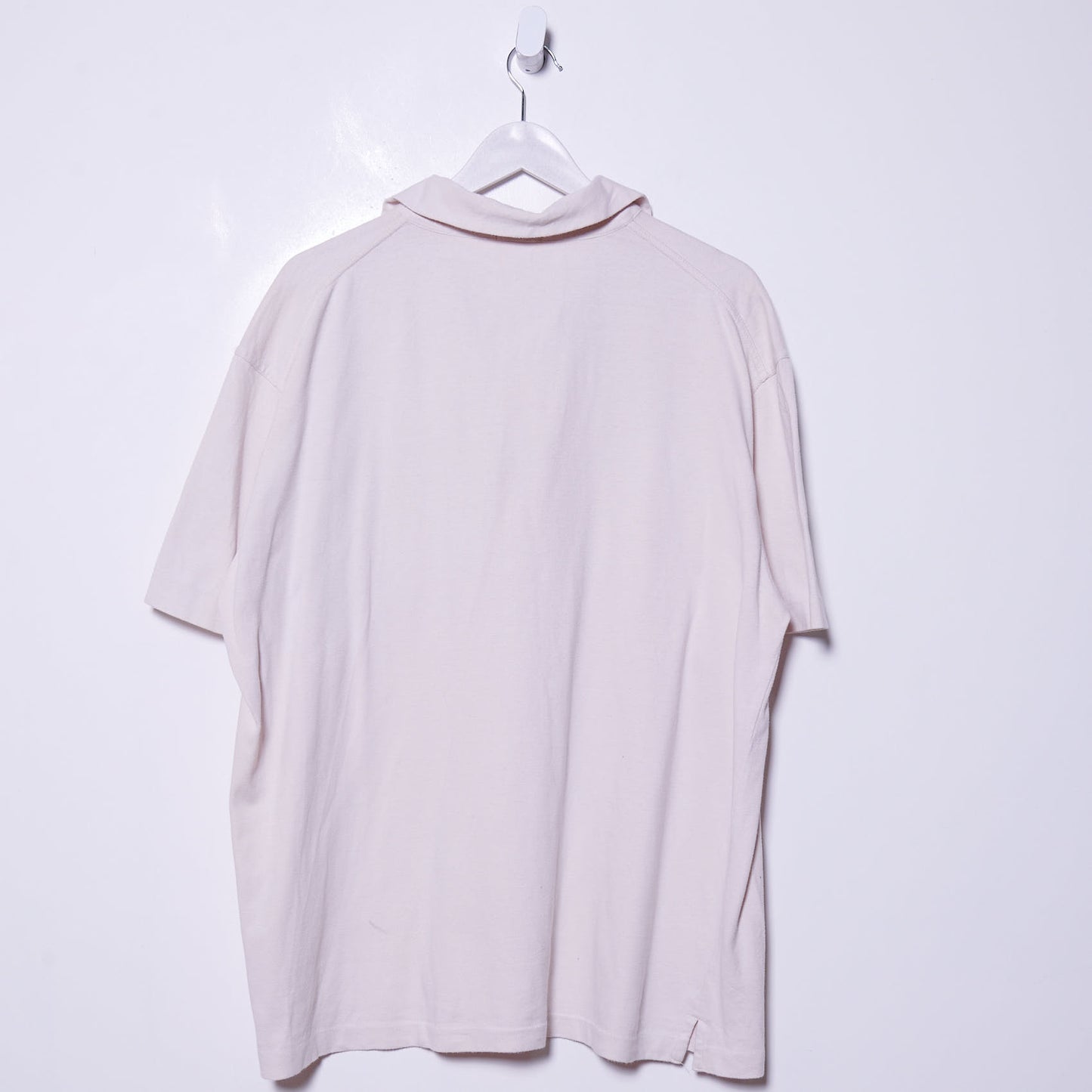 Vintage Stone Island AW 2000 Baby Pink Polo Shirt XL