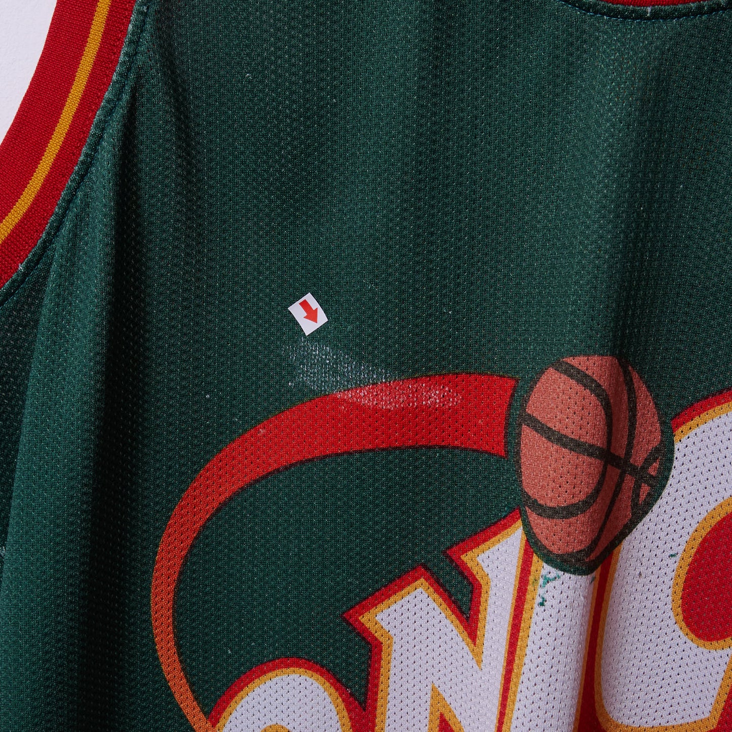 Vintage Seattle Super Sonics NBA Champion Jersey #11 Schrempf Small