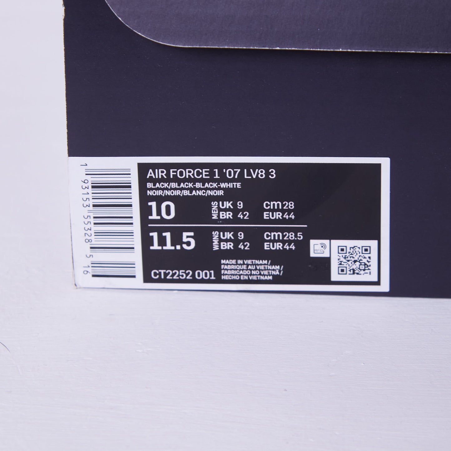 Nike Lunar Air Force 1 14 Speckle UK 9 2015