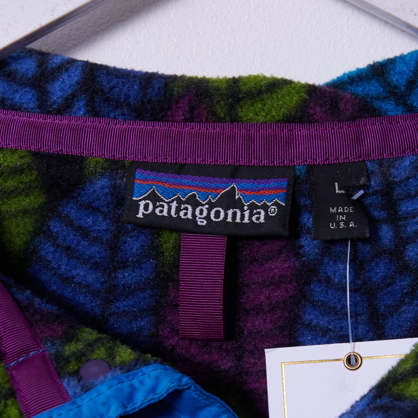 Vintage Patagonia Synchilla Leaves Fleece Large