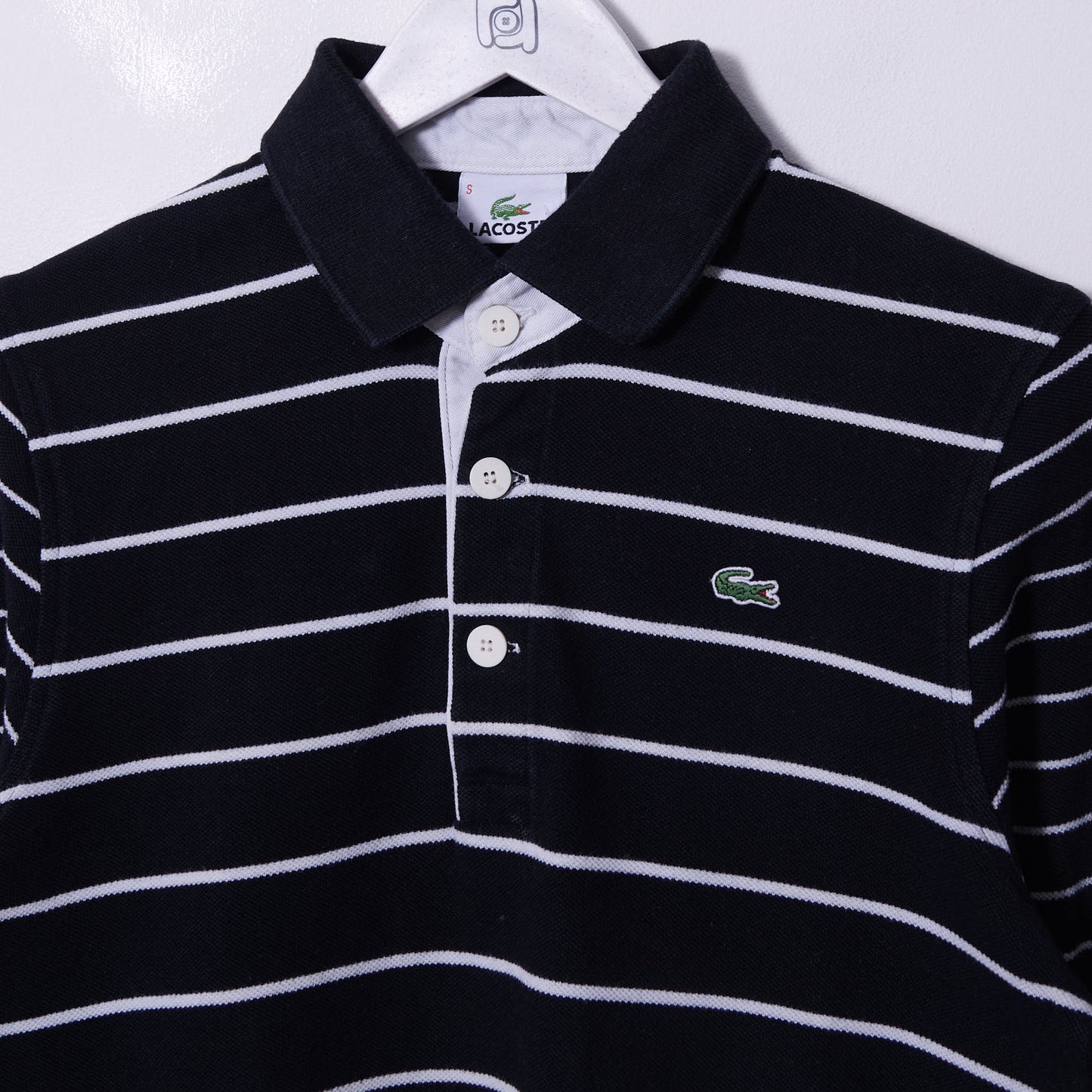 Vintage Lacoste Long Sleeve Polo Shirt Small