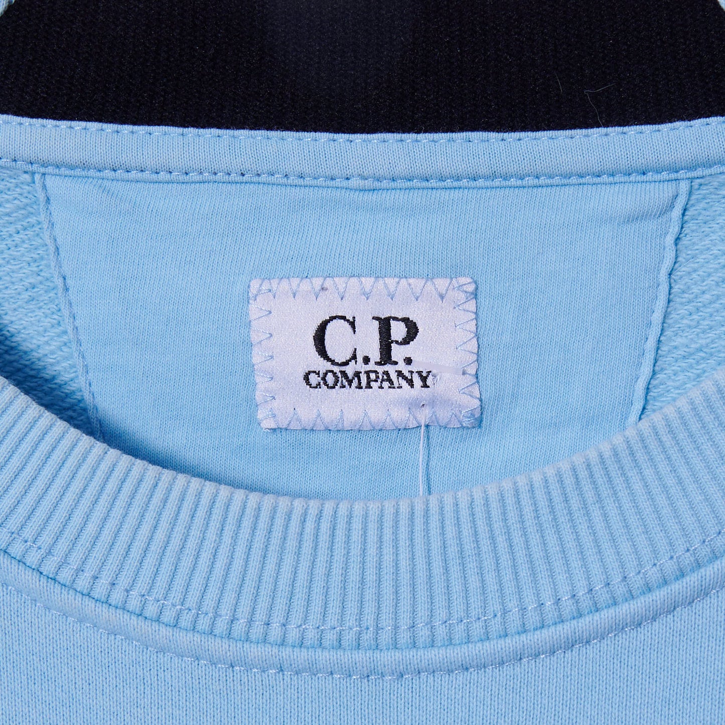 Vintage CP Company Baby Blue Sweatshirt Medium