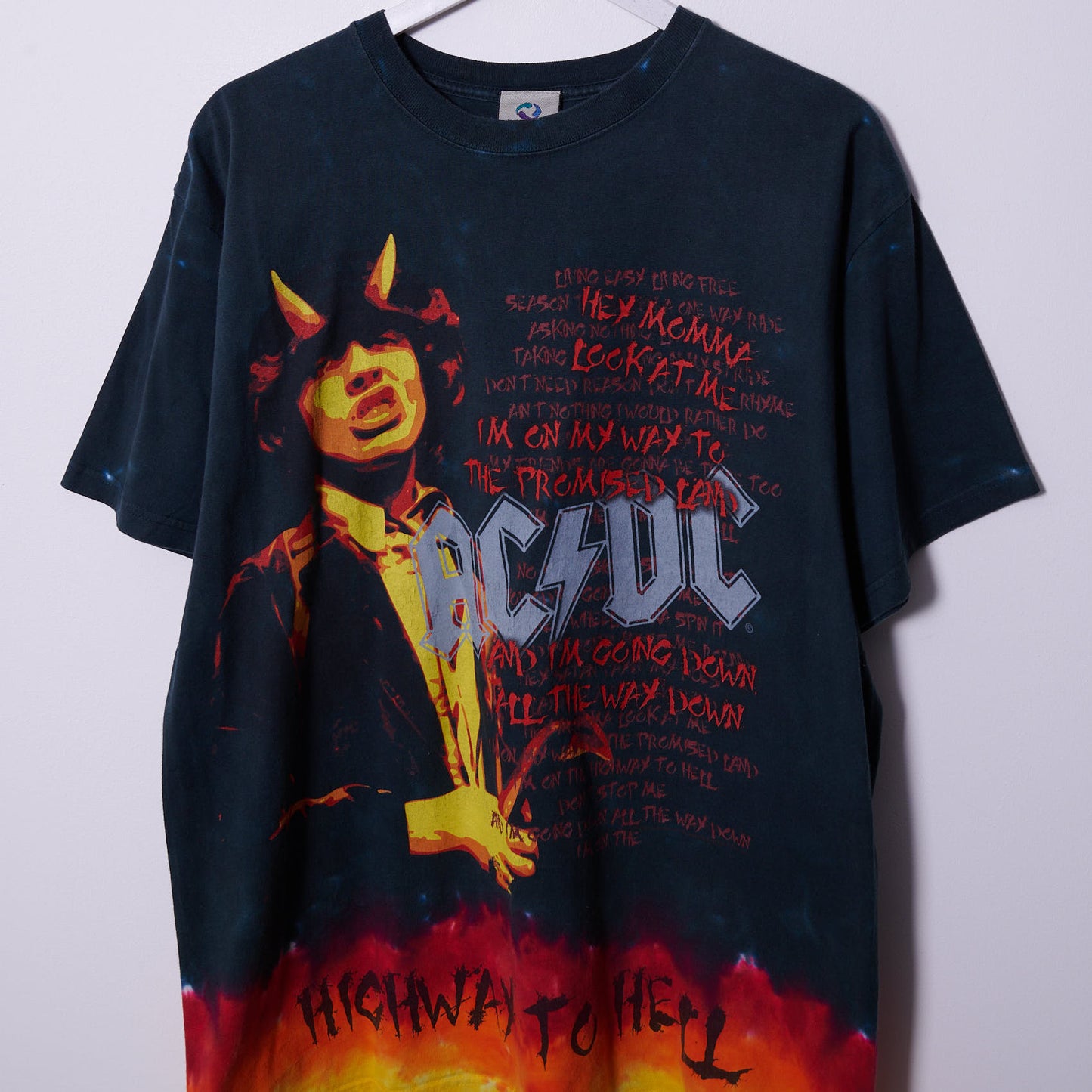 Vintage ACDC 2006 Highway To Hell Liquid Blue T-Shirt Large