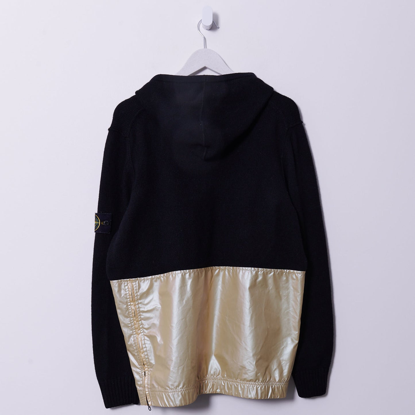Vintage Stone Island Knit Hoodie Large