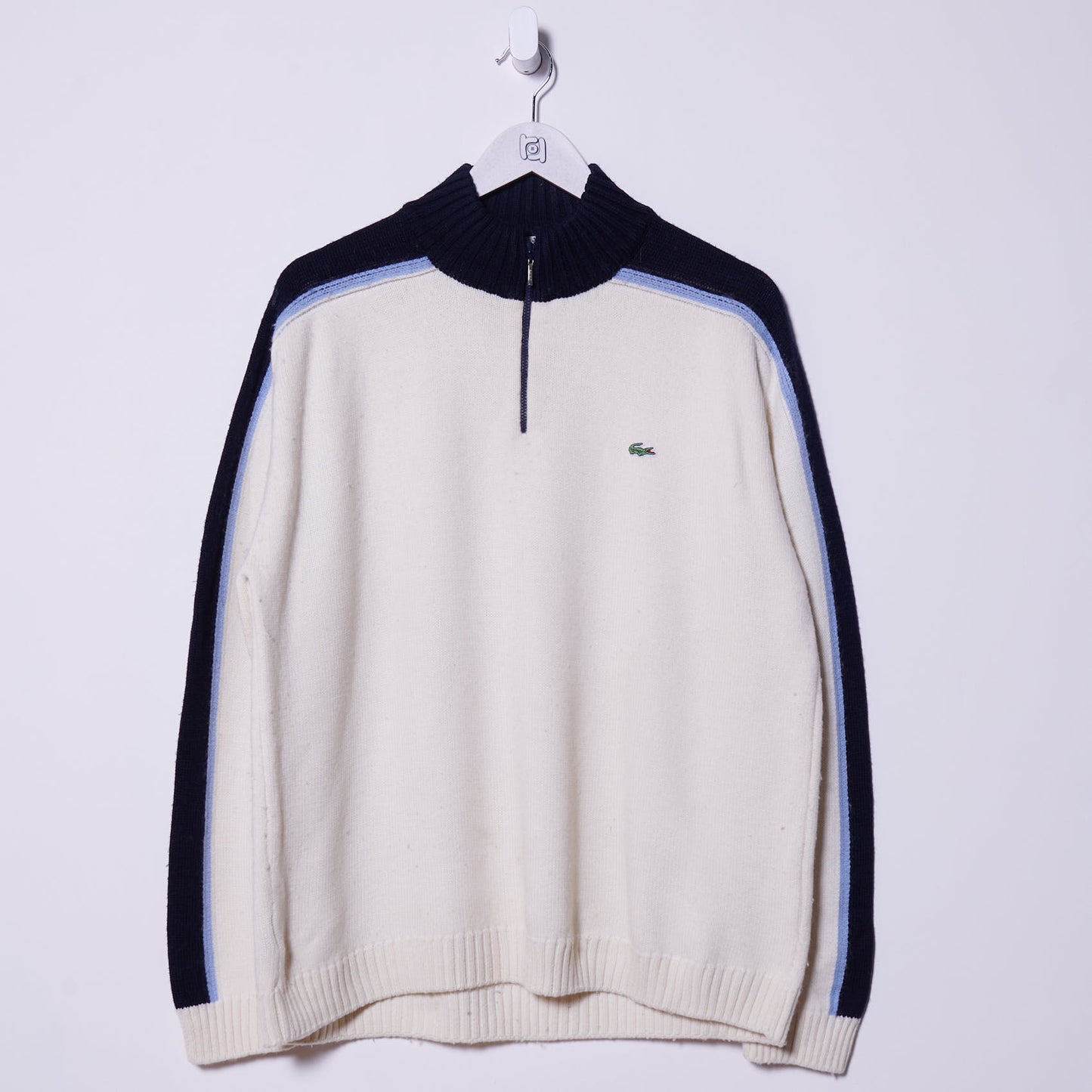 Vintage Lacoste Quarter Zip Knit Medium