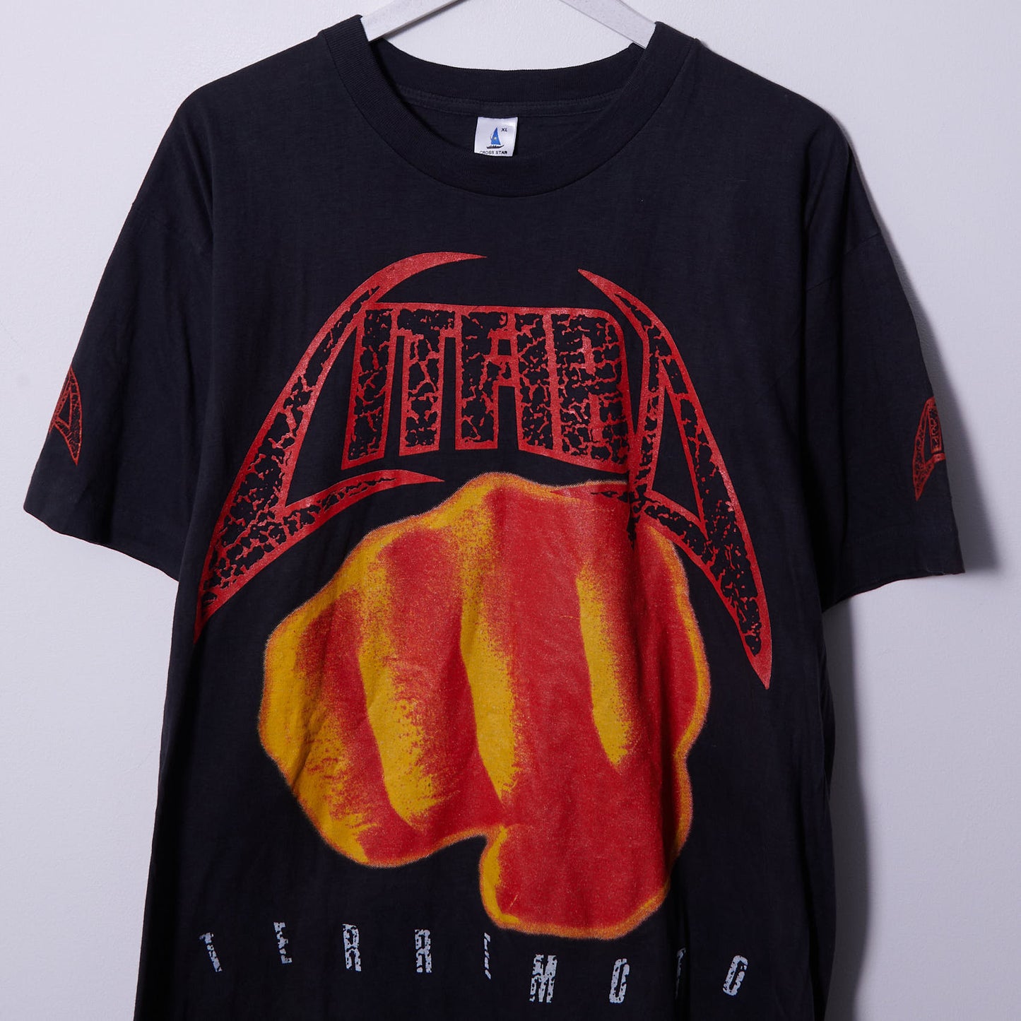 Vintage Litfiba Terremoto 1993 TourCross Star T-shirt XL