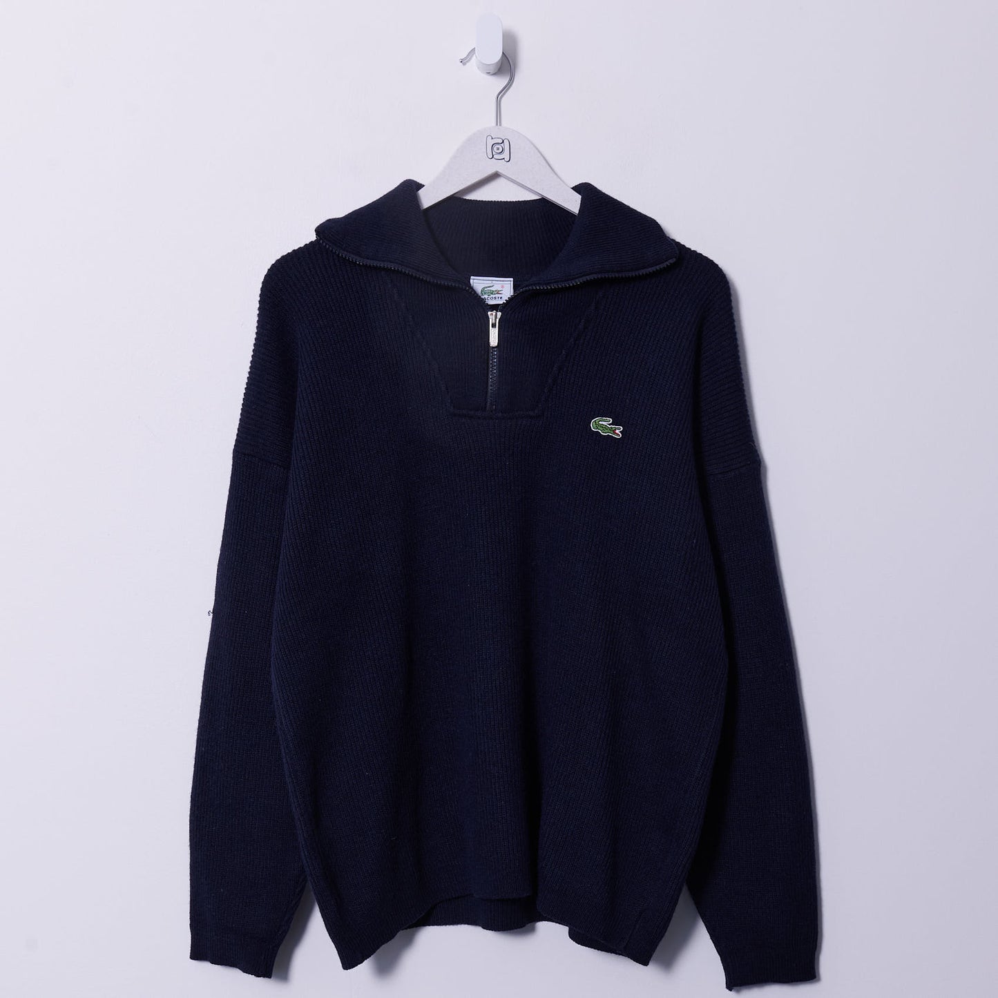 Vintage Lacoste Quarter Zip Knit XL