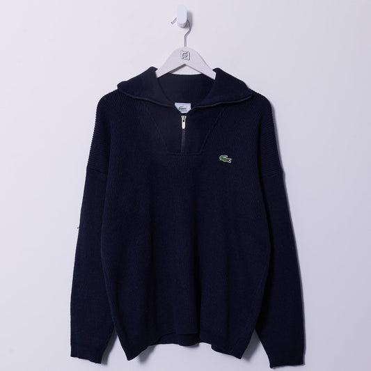 Vintage Lacoste Quarter Zip Knit XL