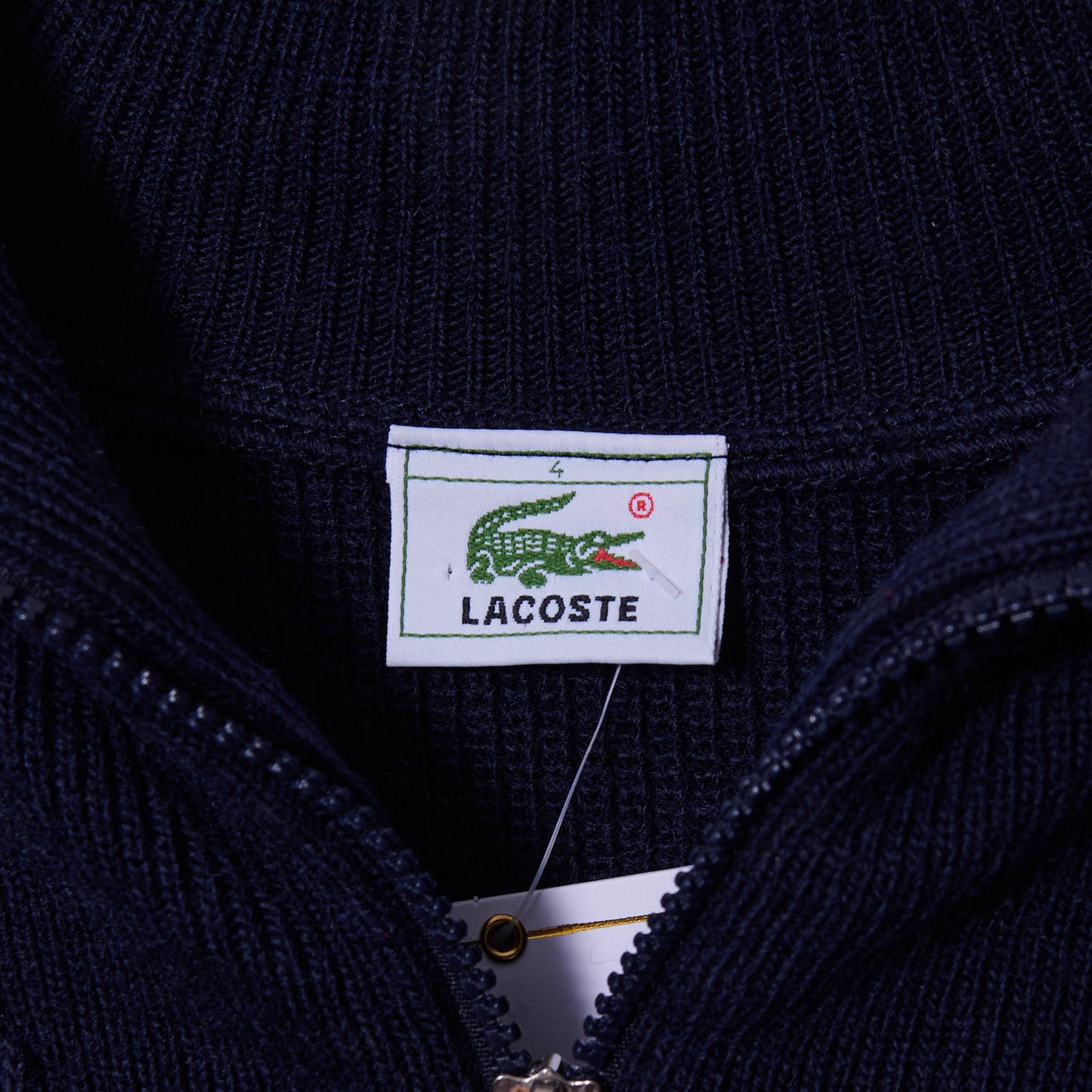 Vintage Lacoste Quarter Zip Knit XL