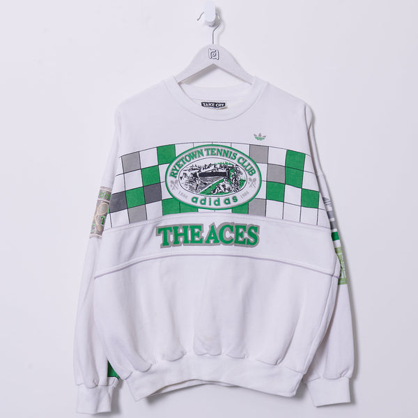 Vintage Adidas The Aces Ryetown Tennis Club Sweatshirt Large