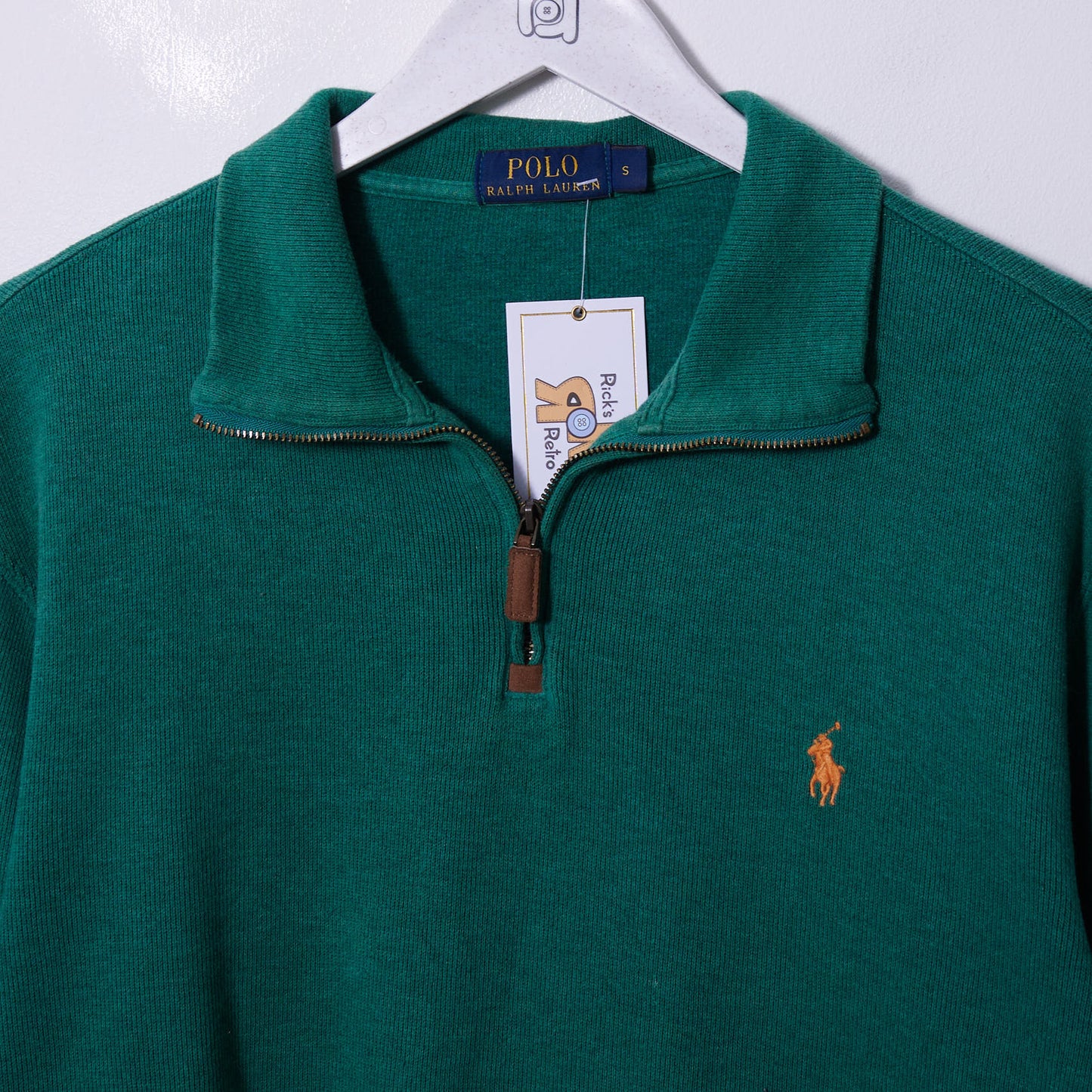 Vintage Ralph Lauren Quarter Zip Sweatshirt Medium