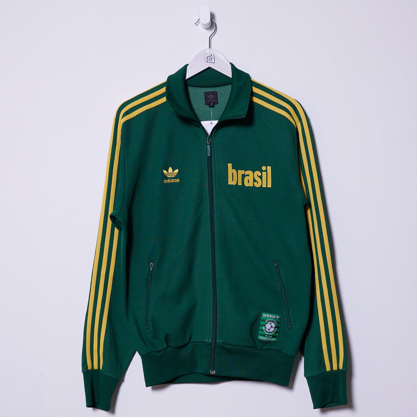 Vintage Brazil 1970 Adidas Track Jacket Medium