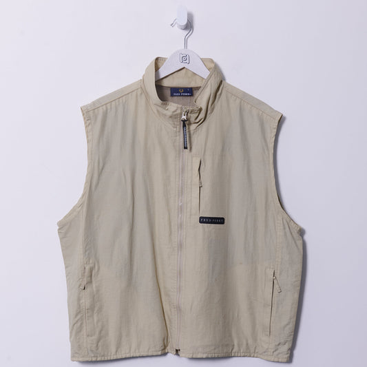 Vintage Fred Perry Utility Vest Large