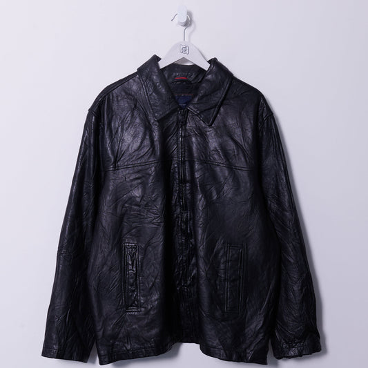Vintage Tommy Hilfiger Leather Jacket XXL