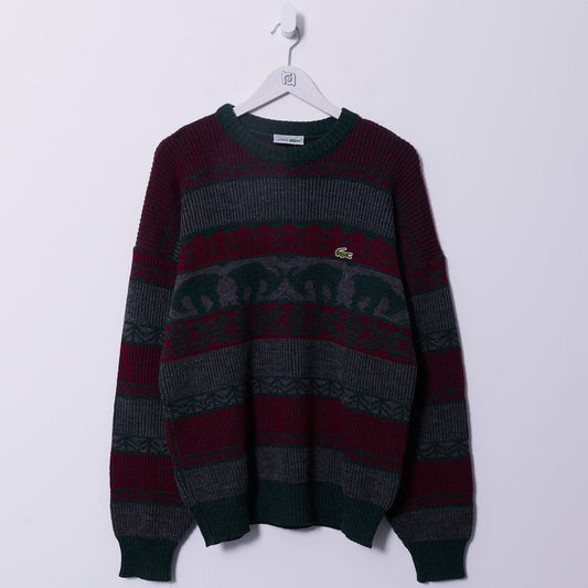 Vintage Lacoste 90s Knit Large
