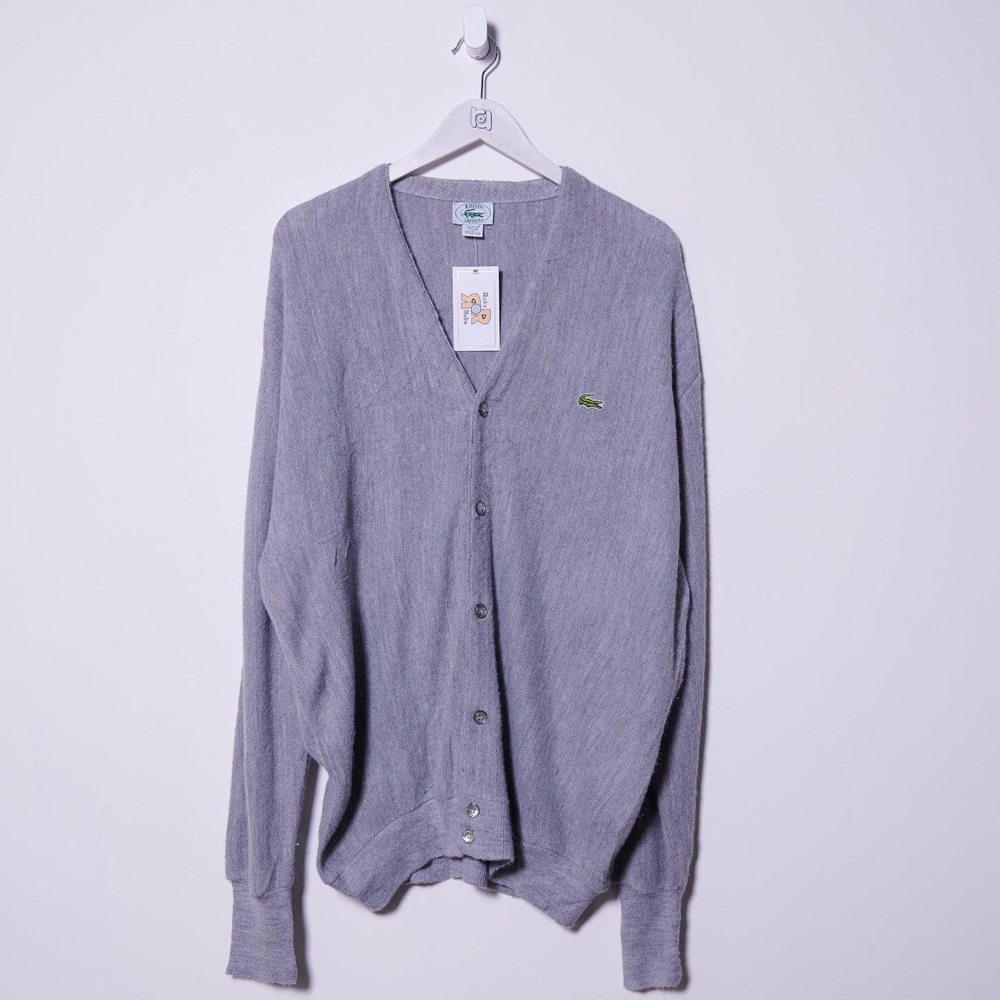 Vintage Lacoste 90s Cardigan XXL