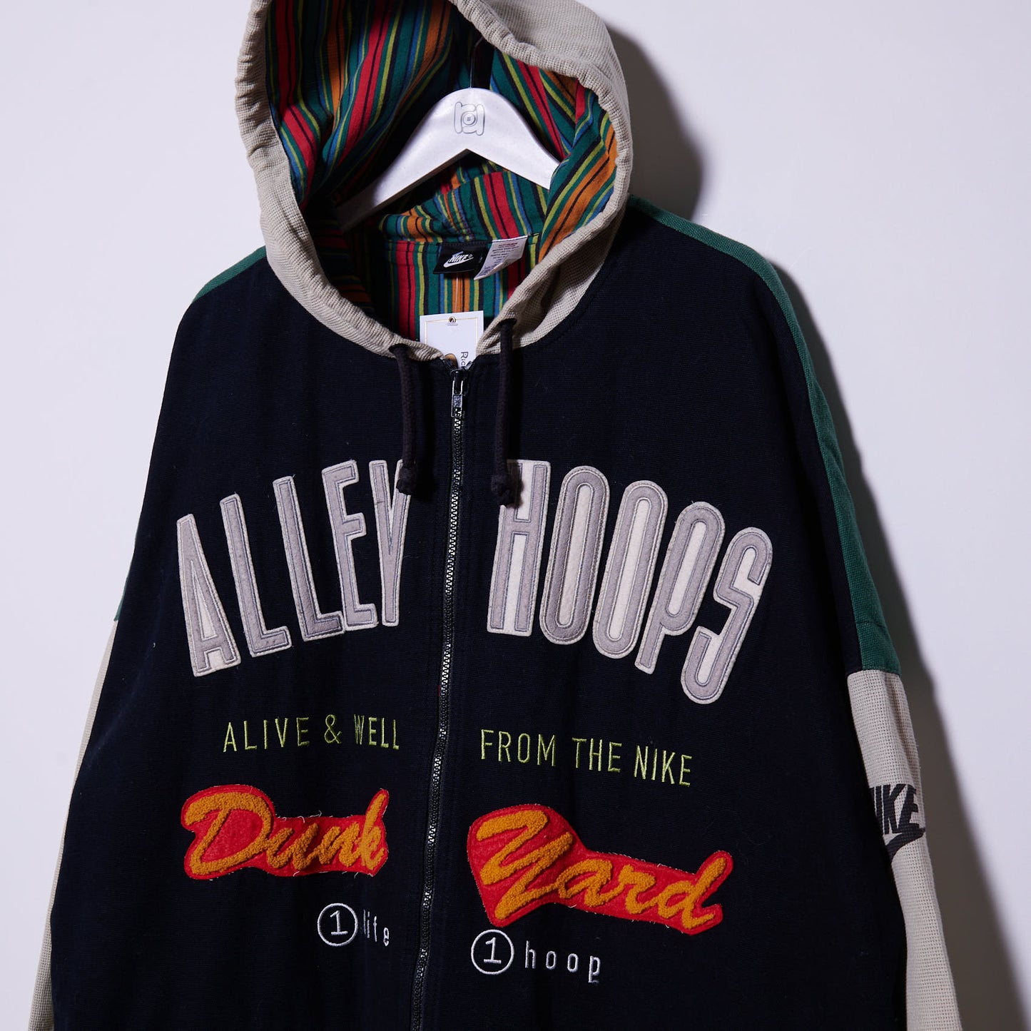 Vintage Nike 90s Alley Hoops Dunk Yard Jacket XXL