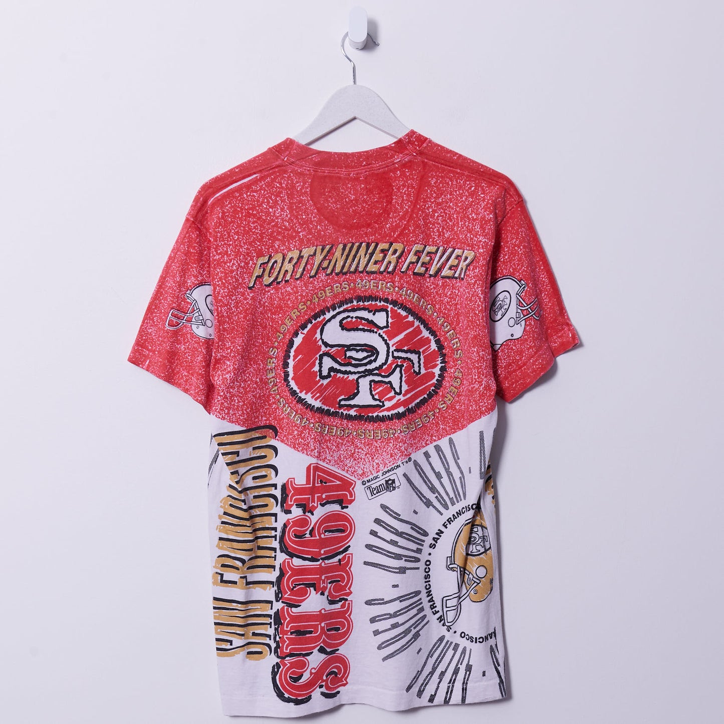 Vintage San Francisco 49ers 90s All Over Print T-shirt Large
