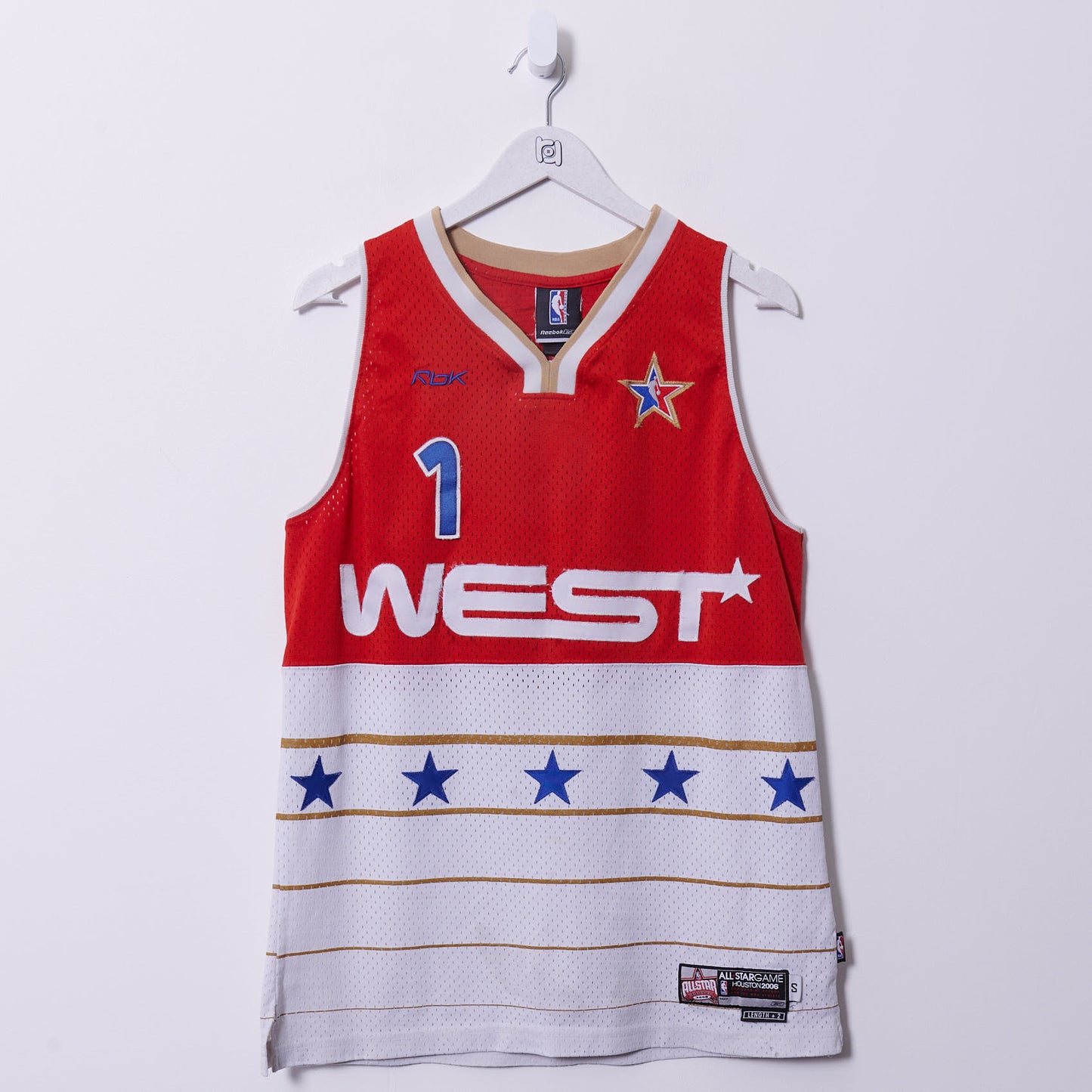 Vintage Reebok 2006 NBA All Star Jersey #1 McGrady Small