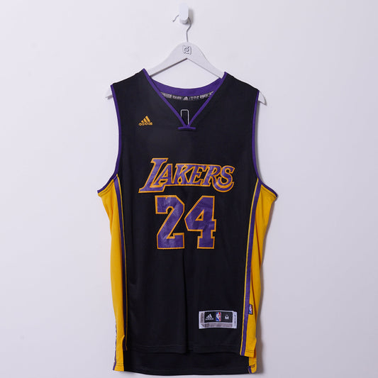Vintage LA Lakers Adidas Vest #24 Bryant Medium
