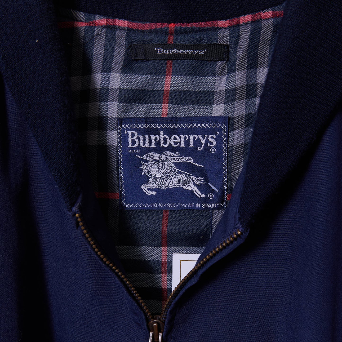 Vintage Burberry Harrington Jacket Large
