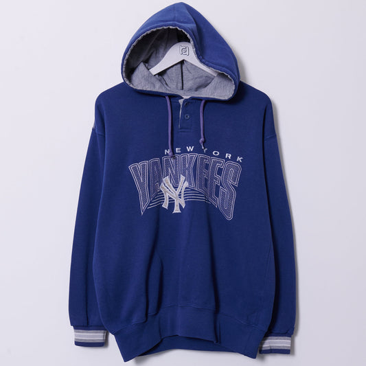 Vintage New York NY Yankees 90s Starter Hoodie Medium