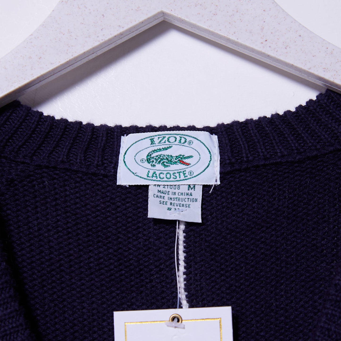 Vintage Lacoste Knit Vest Medium